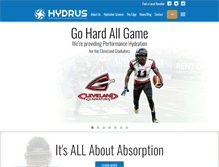 Tablet Screenshot of hydrusperformance.com